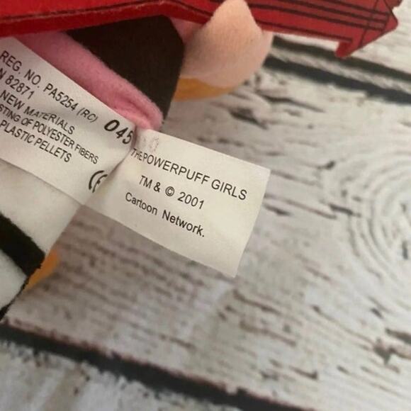 POWERPUFF GIRLS Vintage 2001 Blossom Plush - Picture 5 of 5